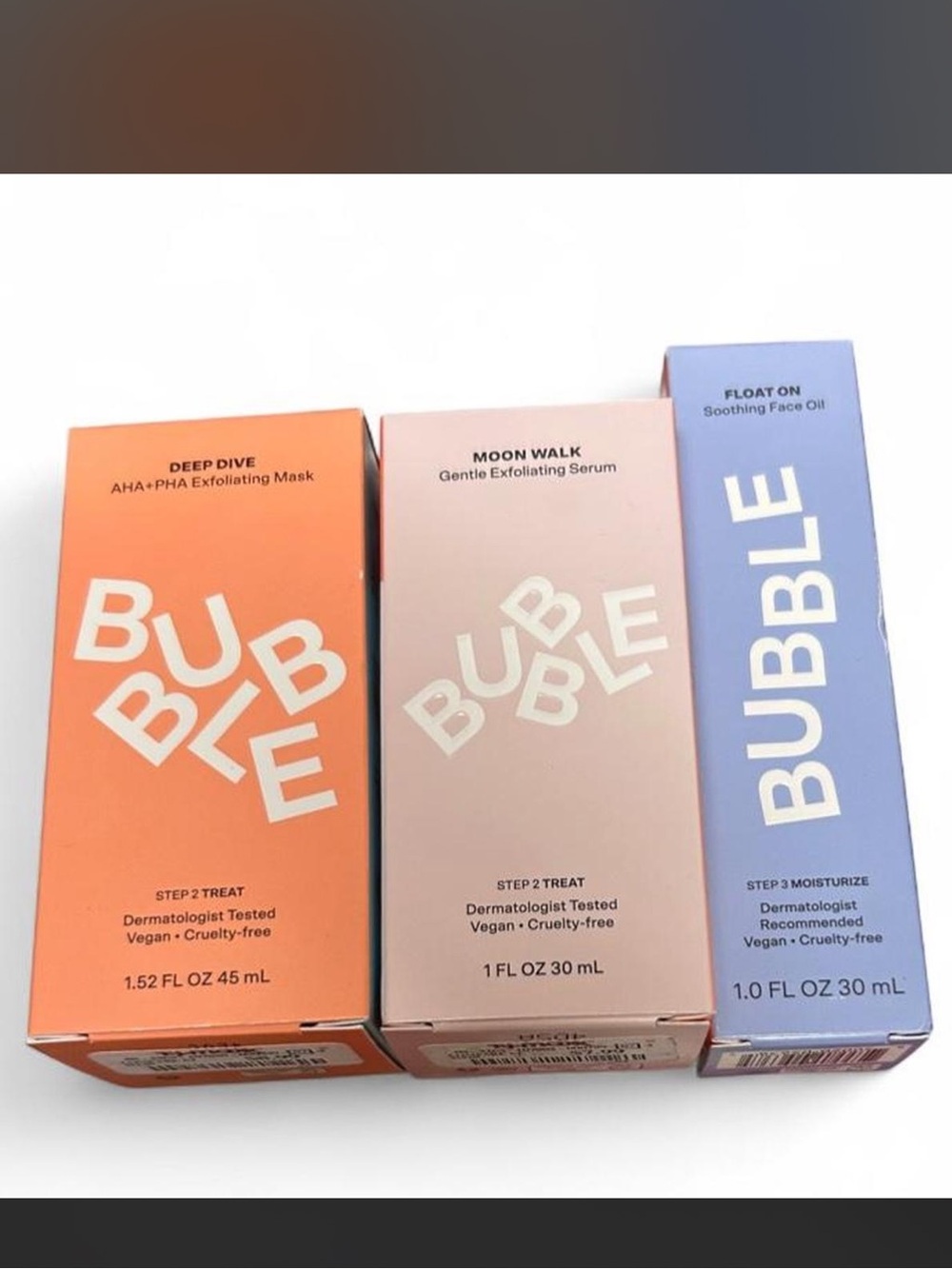 New Bubble product bundle.
